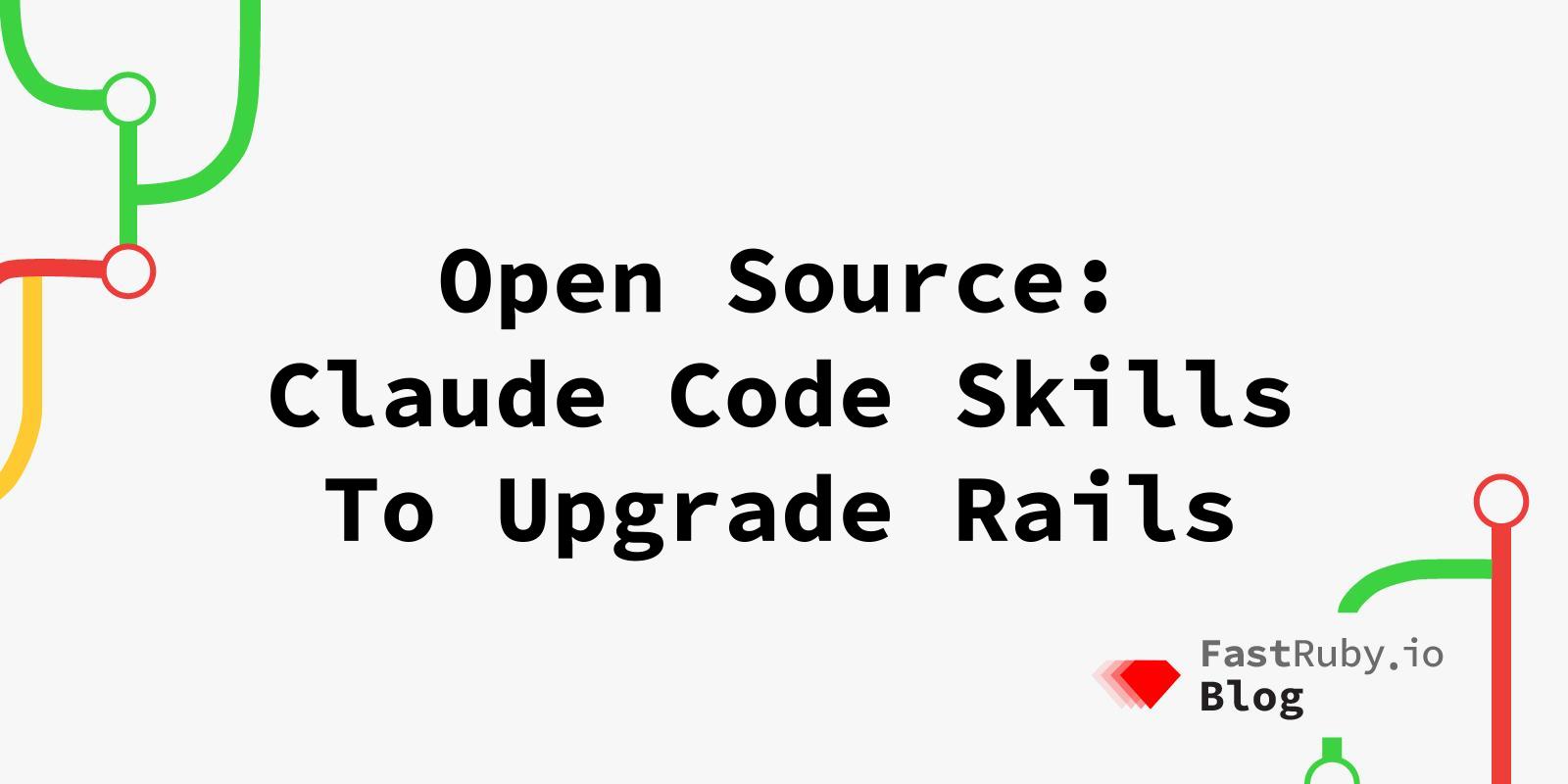 Our Rails Upgrade Methodology as Claude Code Skills
